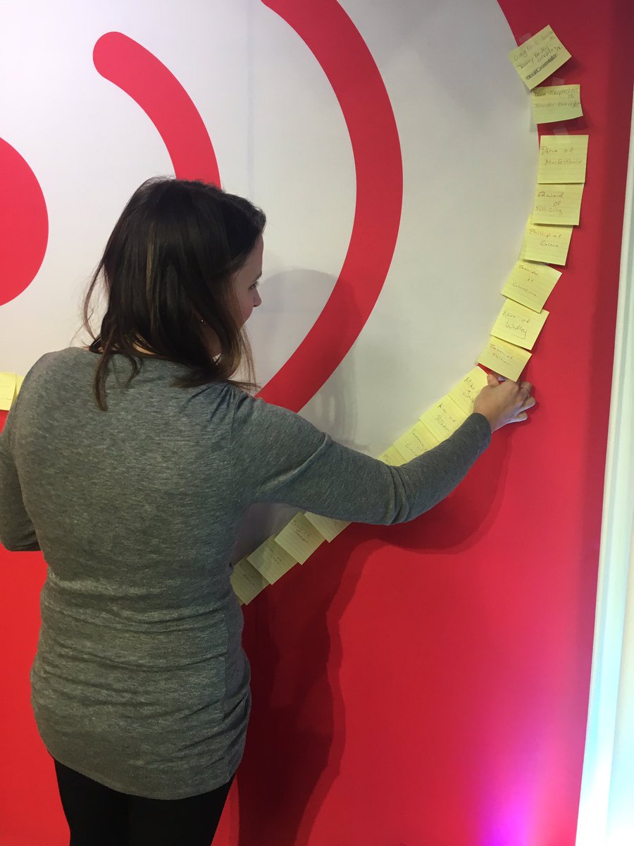 1025thebull's tweet image. We're adding names! #ThisShirtSavesLives @StJude The #WallOfHope is filling in with the names of #Birminghams newest #PartnersInHope @1025thebull 

Donate at 1025thebull.com or 1-800-795-1800