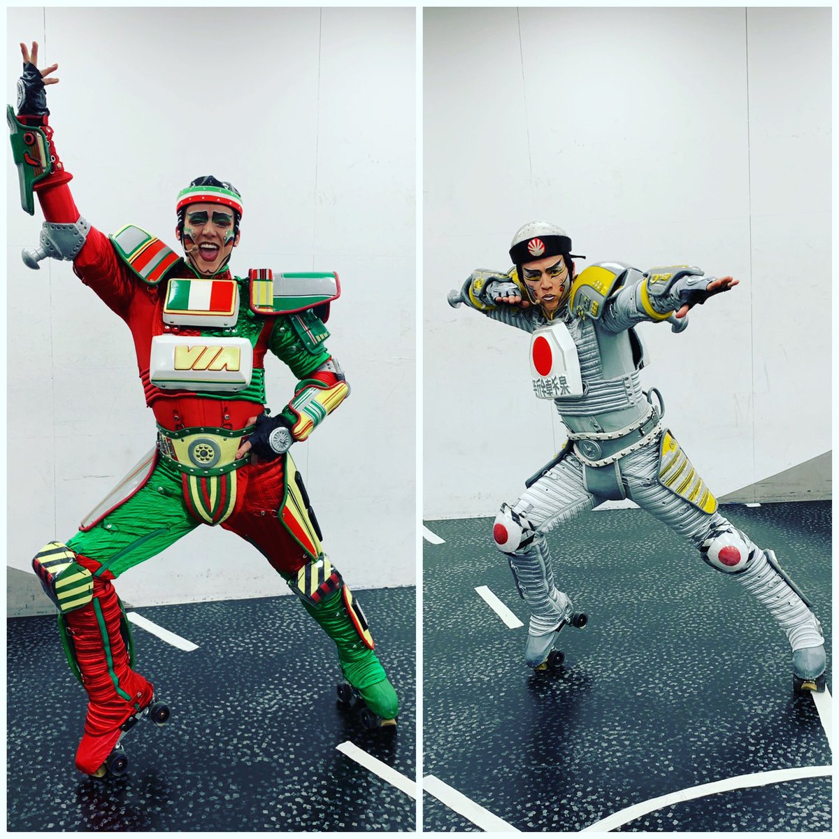 GeorgeFOlney's tweet image. Two debuts in two days. Immediately stunning december festive roller skating Italian Japanese fun. #starlightexpress #stexinside #swing
