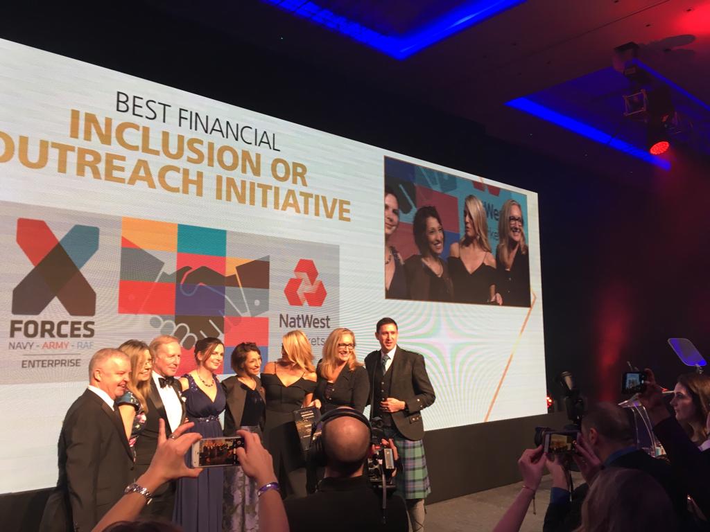 Thrilled our ‘Empowering Armed Forces Widows through #Enterprise’ programme with <a href="/NatWestBusiness/">NatWest Business</a> has won the @FIAward for ‘Best financial inclusion or outreach initiative’! Delighted we can give this amazing group a chance to fulfil their entrepreneurial ambitions #XFEfamily