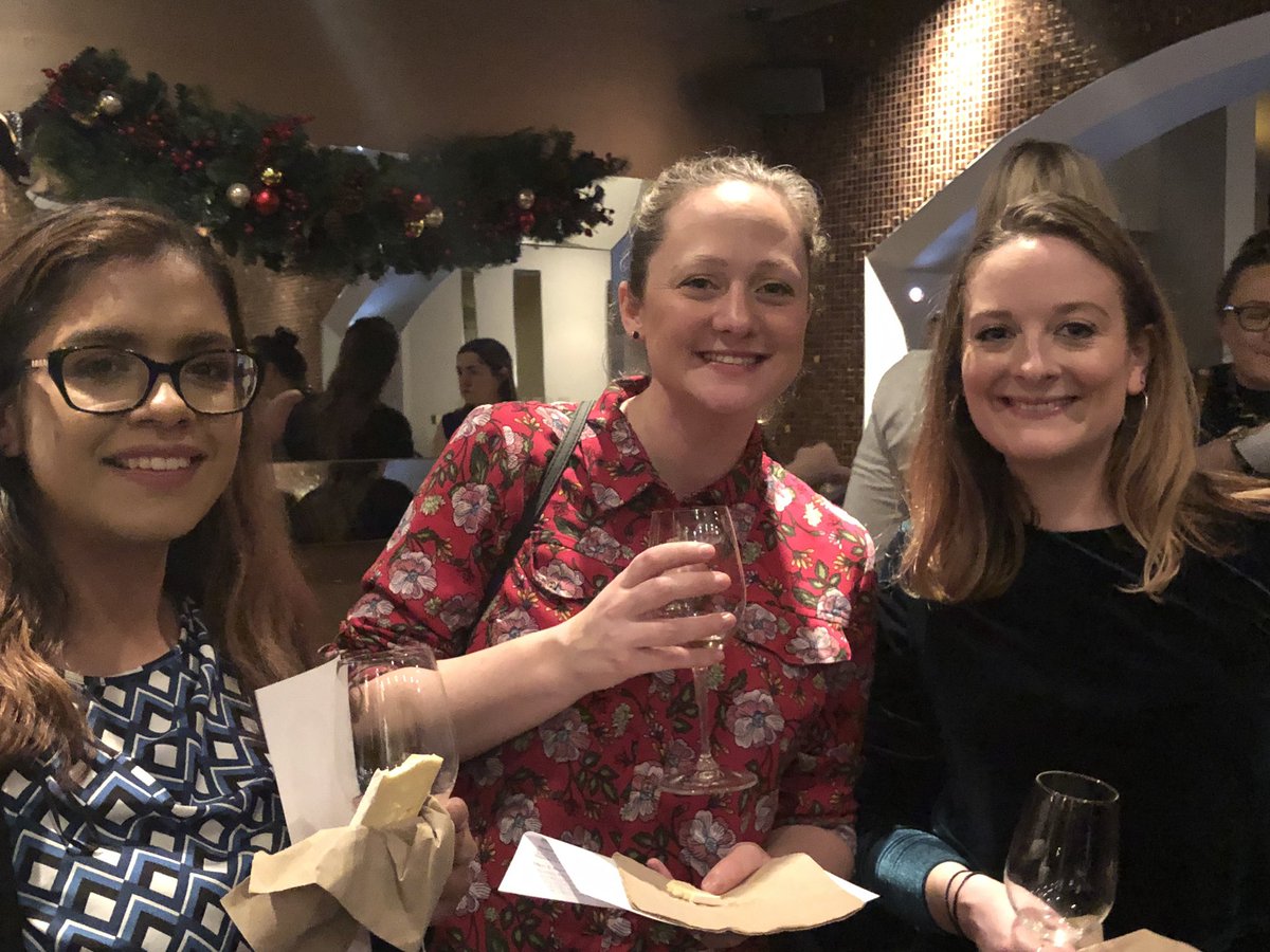 AnneMccan's tweet photo. Great evening tonight at the @WiPwales Christmas event! Thanks @HeatleyJulie for organising! Lovely to see @sara_hedd @krystynahuelin @nicolajones69 @StephHector and so many old friends. Lush wine, cheese and chocolates as well https://t.co/lRvOIxWLRB