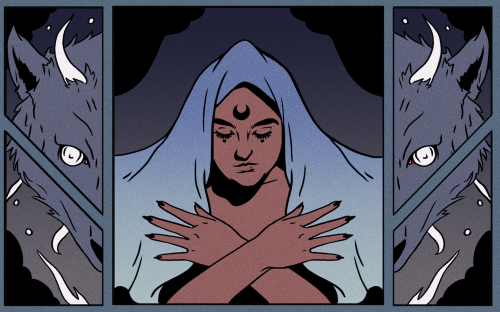 NomosJournal's tweet photo. A new interview with @kayleepinecone about her ongoing web comic, Tales of Tarot. Each short story illustrates the symbolism and meaning surrounding each card in the Major Arcana. https://t.co/y2dOYmeFIy #religion #popculture #tarot #webcomic https://t.co/2zhNDGcJqb
