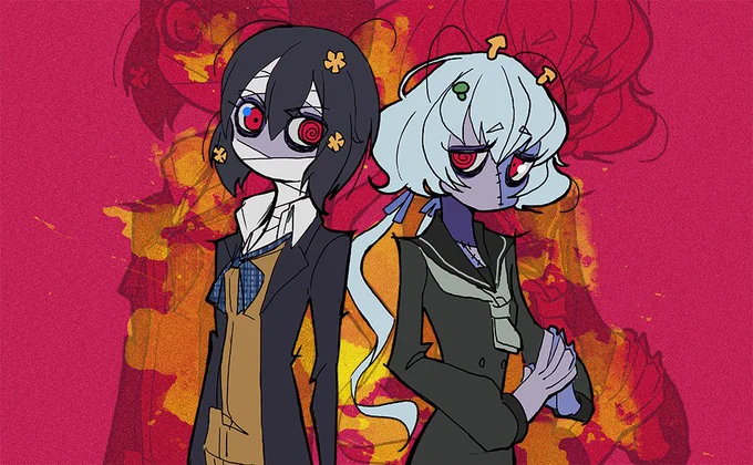 ゾンビランドサガの愛ちゃんと純子ちゃん 