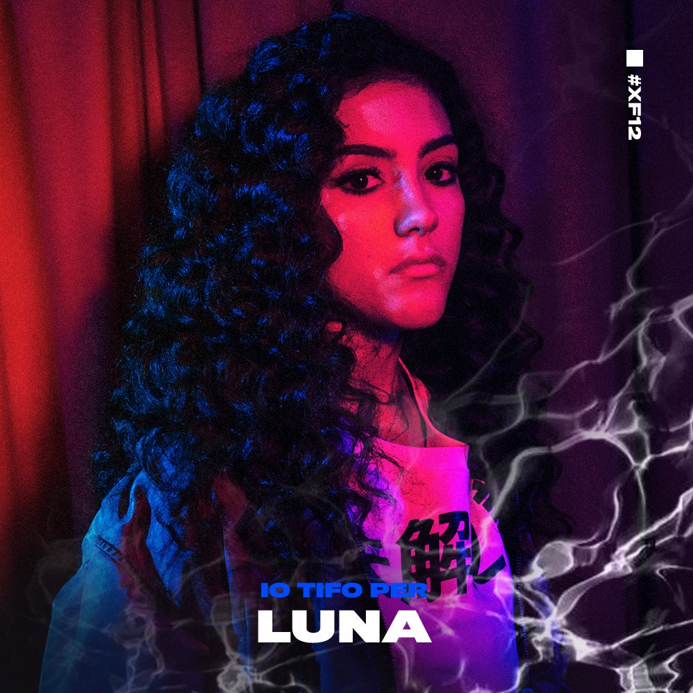 AlexCrisetti's tweet photo. #Luna è una superstar.  Merita la finale. Punto. Fate i bravi #XF12 https://t.co/Oz9UBlij1H