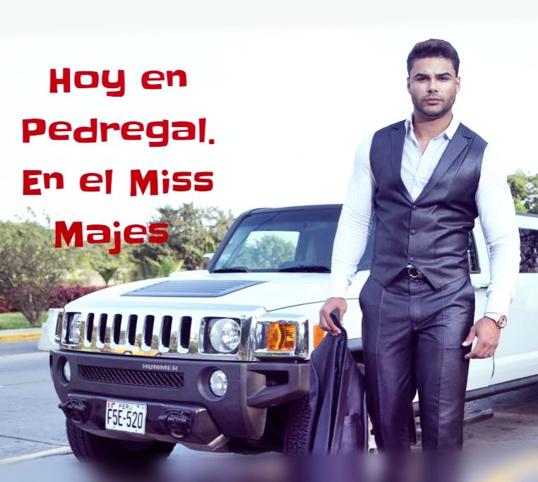 Hoy <a href="/ericksabater/">Erick J. Sabater</a> en el Pedregal en el Miss Majes 👍👍👍👍😊😊😊😊