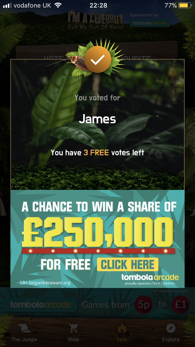 LucyHolly6's tweet photo. #VoteToSaveJames https://t.co/Vi1xWFKhQ0