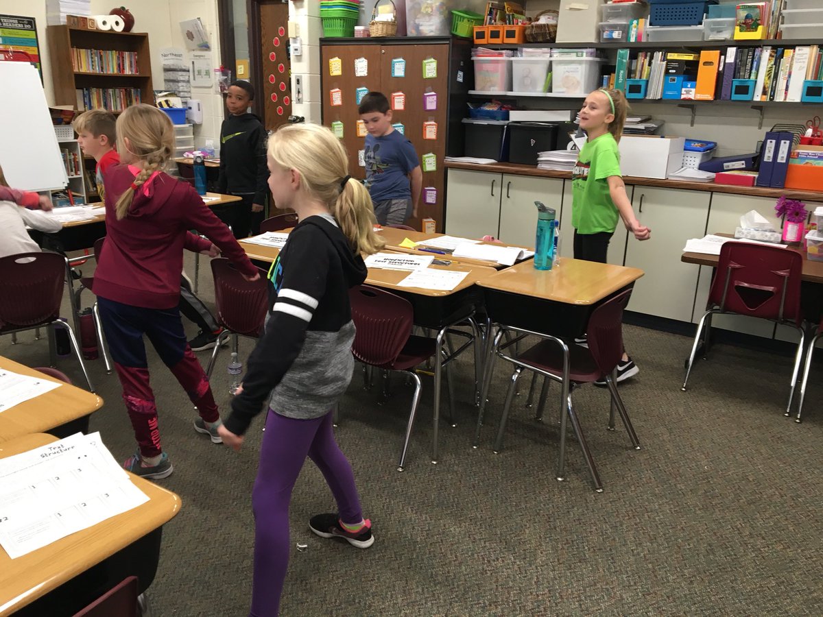 MsDraeger's tweet photo. Students had fun in ELA today Flossing and doing the Whip and Nae Nae while practicing their sequencing text structure skills! #Chelsea_Pride @Chelsea_Tigers @MrsGrage https://t.co/Ne7YgKbpfz