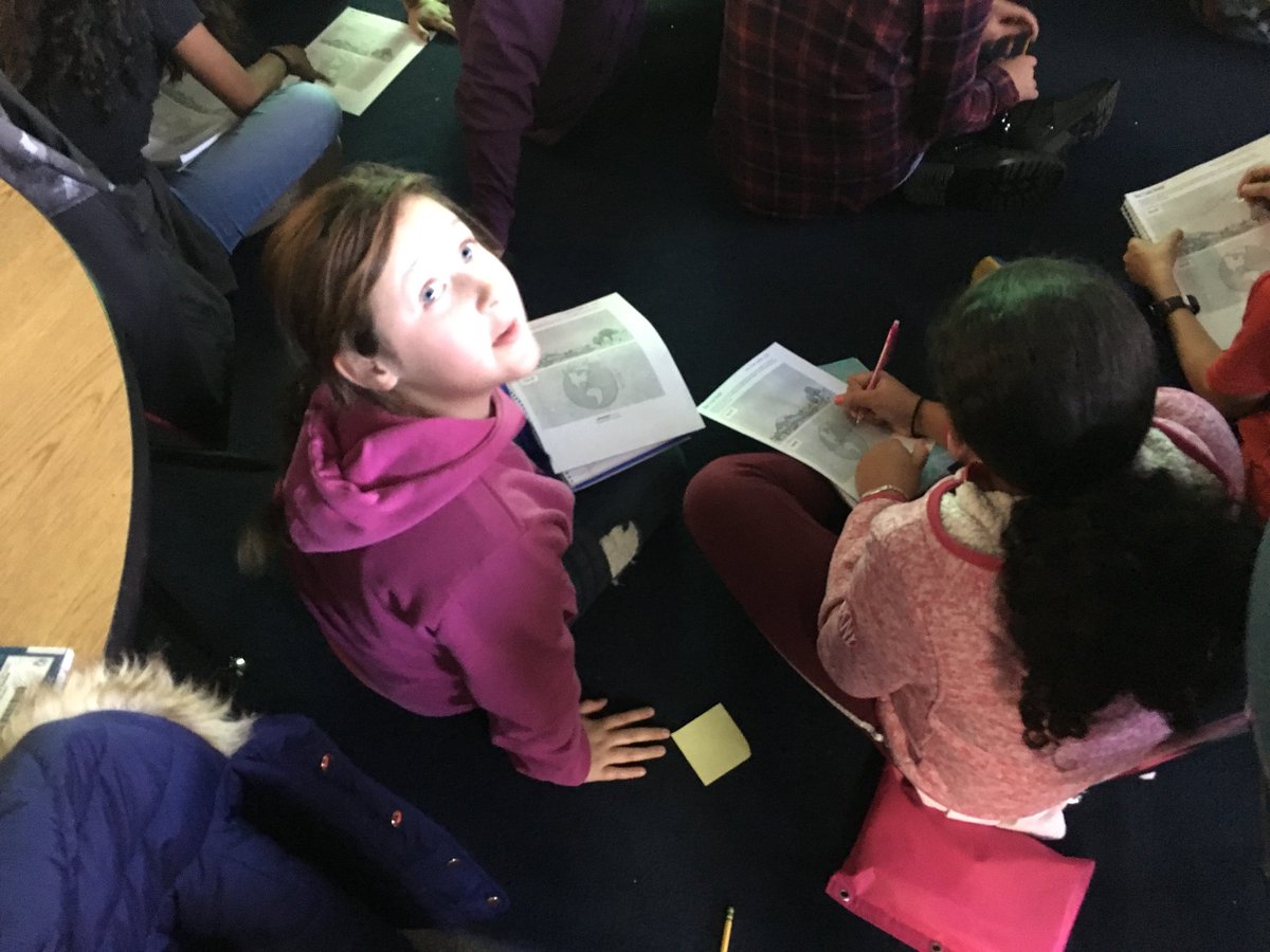 Turnerdolphins's tweet photo. @Ms_Zook 5th Graders sparking new ideas for their conceptual models during Mystery Science. https://t.co/5GfRc7ULfv