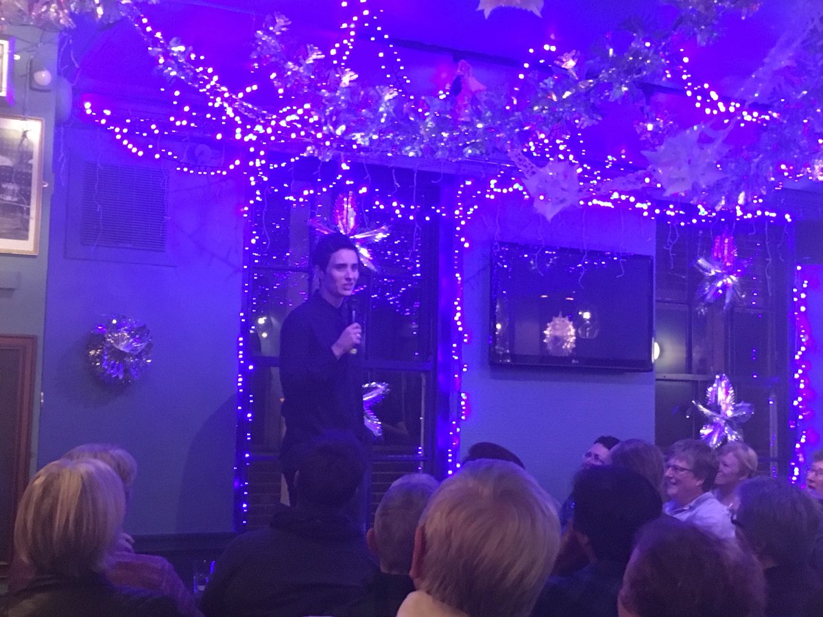 Her_Edit's tweet photo. As ever a great night @MYComedyLondon hilarious @maureenyounger and barn-storming @JenBrister #comedy https://t.co/0SYfkAro2z