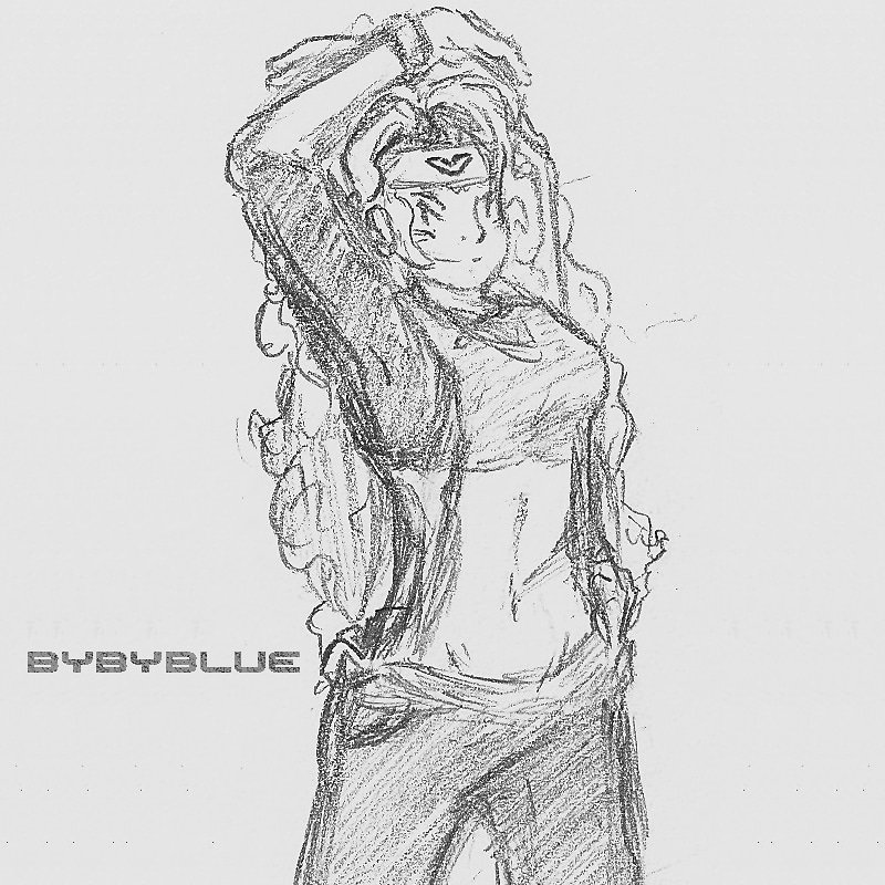 bybyblue2's tweet image. Quick sketch of Inpurdia from #ProjectFantasy in modern clothing with some 80s influence.

~~~~~
#Inpurdia #Ice #Princess #80s #longhair #curlyhair #girl #sketch #drawing #indiedev #gamedev