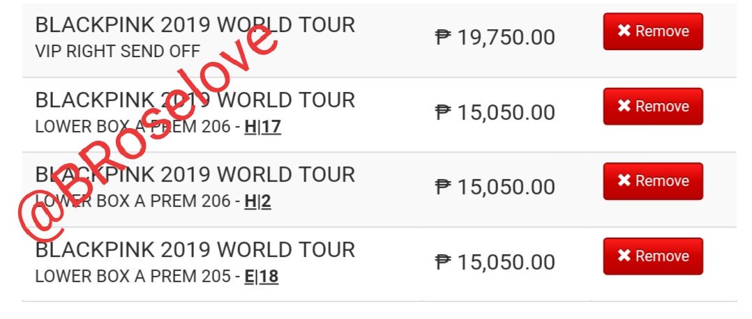 BRoselove's tweet photo. Selling Update! LB H16 SOLD!
Available:
-1 send off
-1 LB A 205 E18
-2 LB A 206 H2 &amp; H17
#BLACKPINKinManila #BLACKPINKManila #BLACKPINK2019WORLDTOUR #InYourAreaManila #InYourAreaMNL #BLACKPINK https://t.co/cIPyluH6Mz