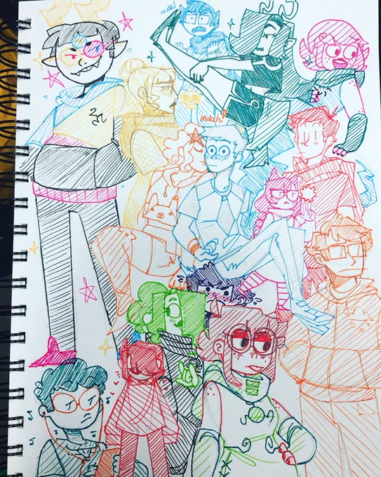 First drawing in my sketchbook I think. #homestuck #hs 
