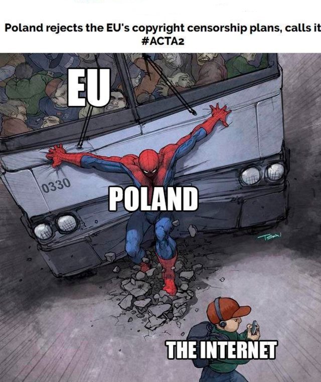 Fortesque4's tweet photo. #ACTA2  --- kudos to #Poland !!! https://t.co/K1i7N38Mbx