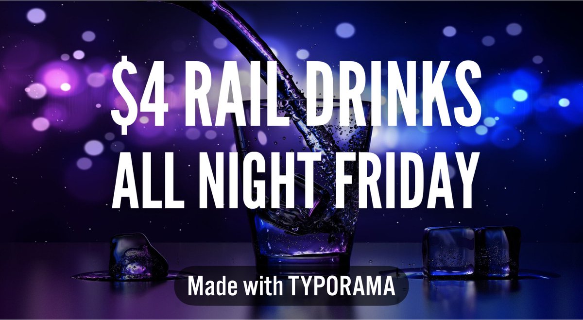 MWinghaven's tweet photo. 🚨This Friday Only🚨 4 DOLLAR RAIL DRINKS ALL NIGHT LONG! 🎉

Come in for Happy Hour until 6 to catch all of this deals as well:
Martinis🍸 5💲
Margaritas 5💲
House Wines🍷 4💲
Rail Liquor Cocktails🍹 4💲
Bud and Miller🍺 2.50💲
Ultra and Golden Light🍺 3💲

DJ Juice starts 9:00 https://t.co/mN47WeSV0S