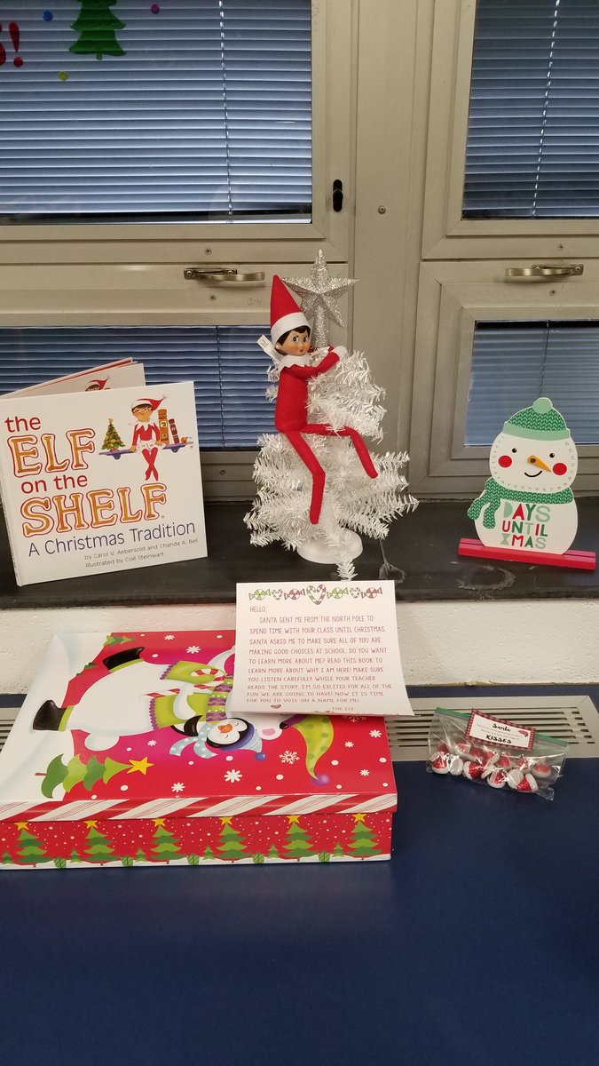 WPSMissBond's tweet photo. Trixie the Elf came to visit my classroom!! #elfintheclassroom #wpsrocks #elfontheshelf2018 #prek https://t.co/4ZHUmBGUeK