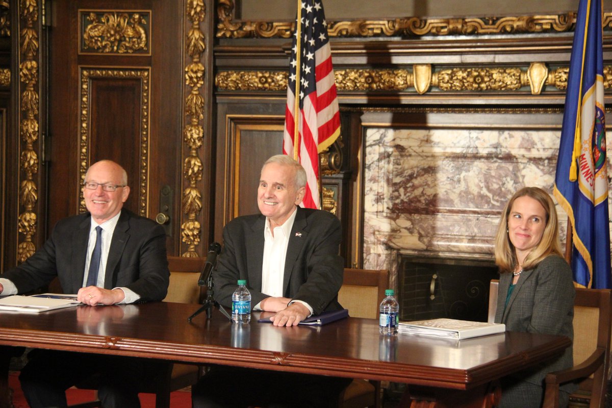 MattSwenson's tweet image. Today was about more than just numbers in a spreadsheet.

It was about courage.

It was a capstone on eight years of strong leadership and prudent fiscal management.

It was yet another affirmation of the good work @GovMarkDayton has done to build a #BetterMN for all Minnesotans.