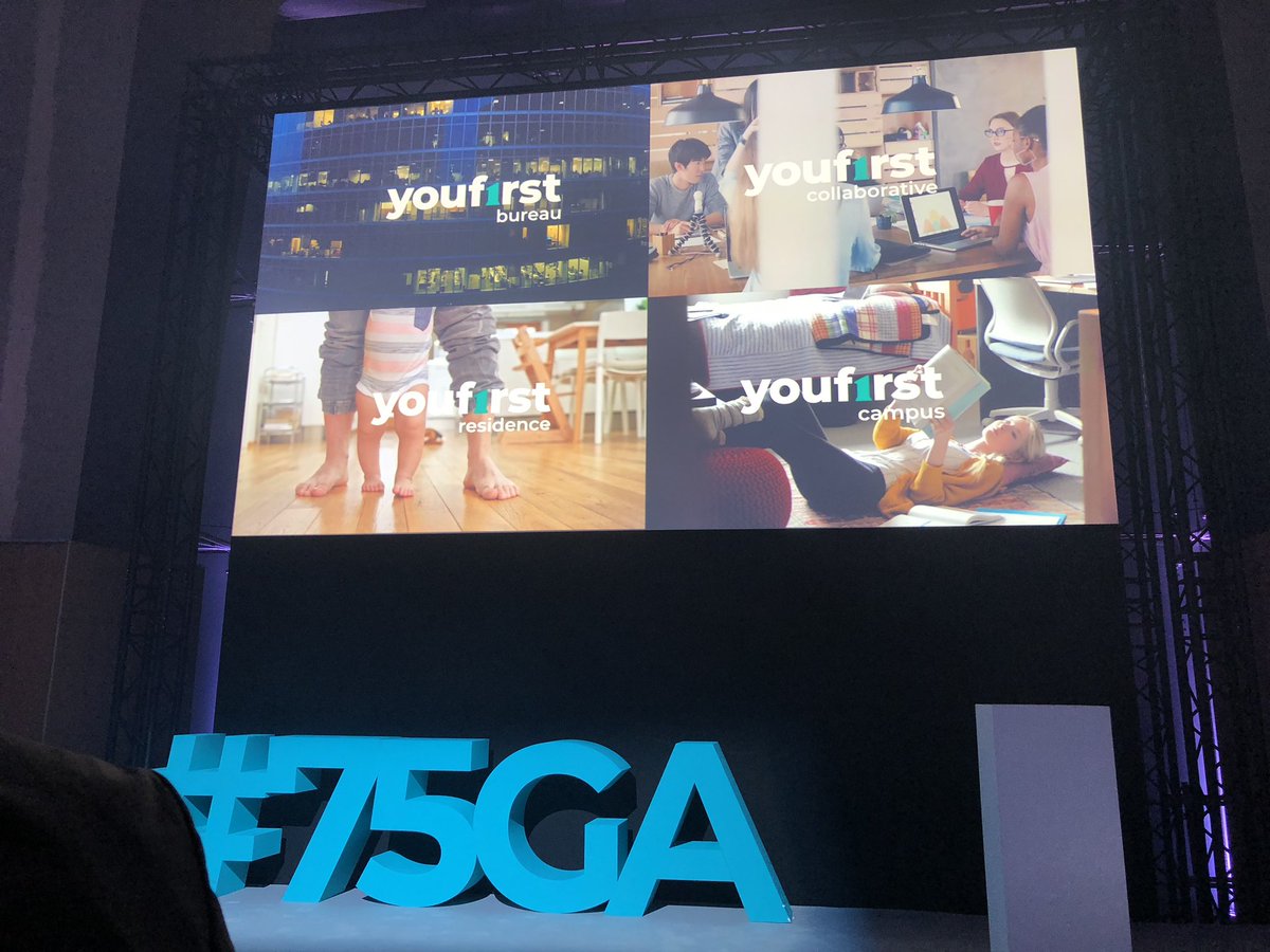 bjudel's tweet photo. #75GA la #marque relationnelle @Youf1rst_ de @gecina se décline pour chaque métier #campus #residence #bureau #collaborative! #experienceclient 😉 https://t.co/TO1qAkvNQR