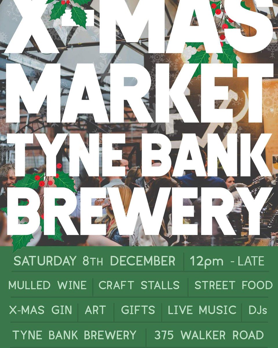 This Saturday at <a href="/tynebankbrewery/">Tyne Bank Brewery</a> #craftbeer #brewery #vinyldj  #newcastleupontyne #vinyl #crafts #dj #funk #soul #pop #blues  #tynebankbrewery #christmasmarket