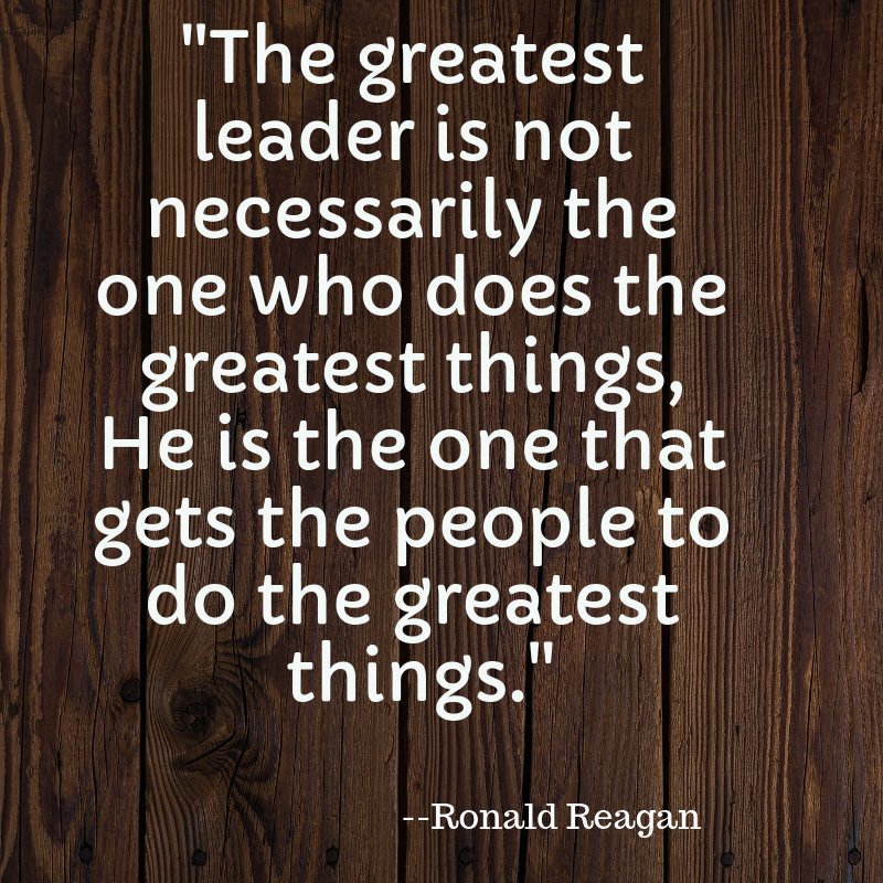WedelRahill's tweet photo. Insightful quote from Ronald Reagan.

#ThursdayThoughts
#leadership https://t.co/bXymFEMJ0x