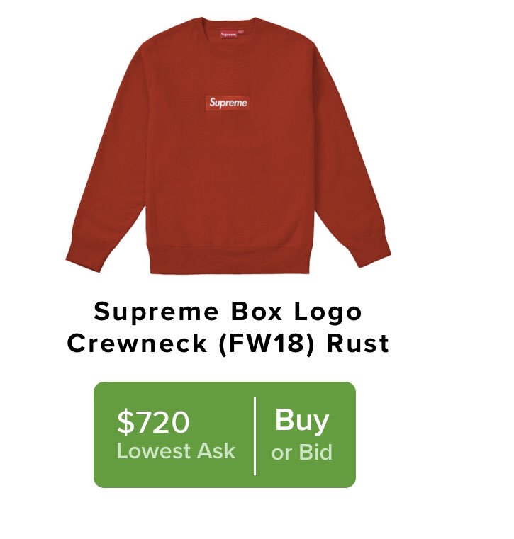 japanicanblog on X: "Supreme FW Box Logo crewneck StockX https