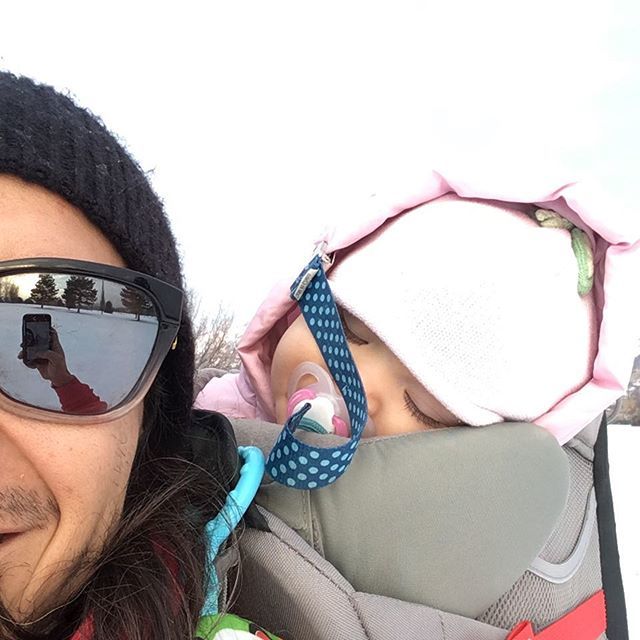 grahamwatanabe's tweet photo. Rhythm of footsteps rocking her gently and the simplicity of being in #nature puts this kid at #peace.  I hope she’ll still go to sleep tonight! #DadLife #EdieG https://t.co/dMtHZVKlXR https://t.co/ksj6CSy0oH