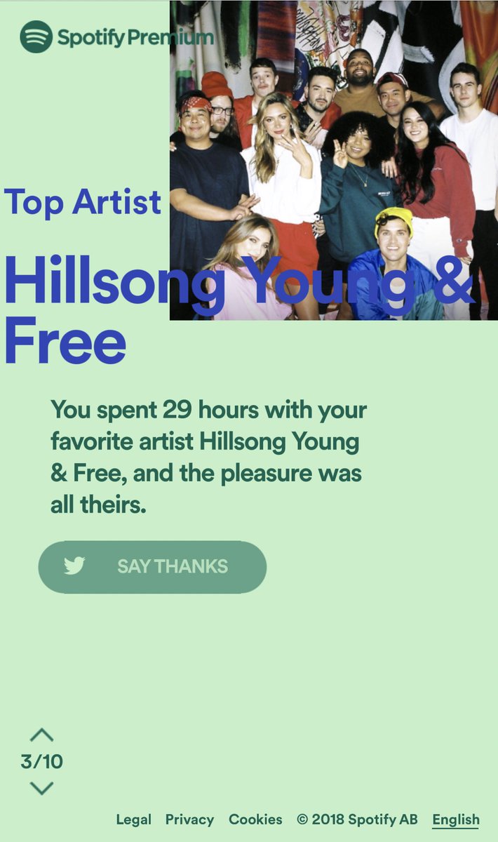 FreeInHisName's tweet photo. Ya know, just causally listened to @youngandfree for 29 hours of my year 👀. A lot of their songs really helped me through a hard summer, forever thankful 🙏🏼 https://t.co/gV58yzIOWX