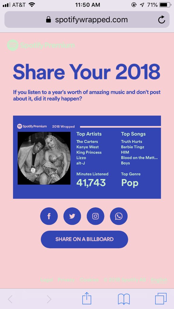 AtkinsonMacy's tweet photo. @lizzo @Spotify Bb you got me through the damn thing https://t.co/yMzCRf472F