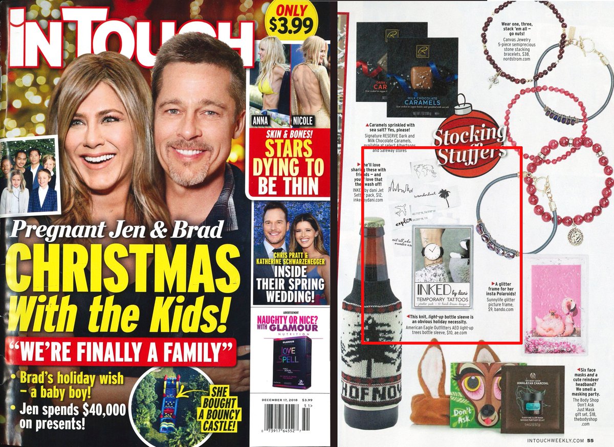 INKEDbydani's tweet photo. Spotted in InTouch Magazine's Holiday Gift Guide: our Jet Setter Pack! https://t.co/bZADFlTBqU