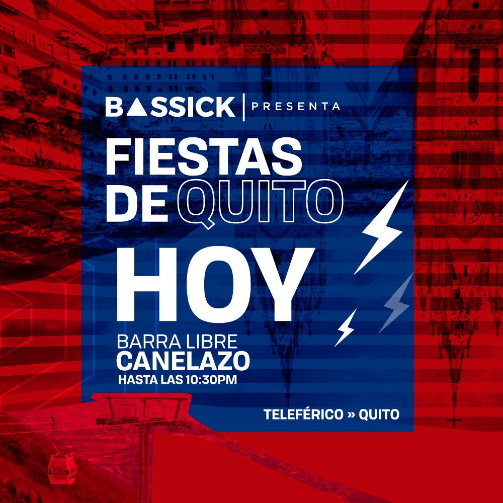 Bassick_UIO's tweet photo. Fiestas de QUITO w/ Alex Niggemann, MANDY &amp; Paradoks
.
+ BARRA LIBRE de canelazo hasta las 10:30pm. 
.
Contáctanos al 0979017323 para reservar tu preventa.
.
Puertas abren 9pm. 
.
🎊 #BassickUIO #Bassick #Jueves #FiestasDeQuito #Ecuador https://t.co/DZsrTrKuhN