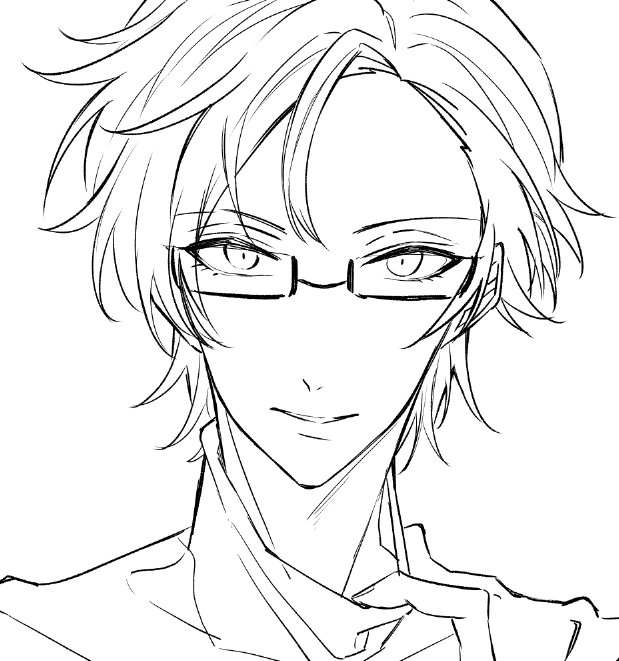 性懲りもなく左銃漫画描いてるけど初めて銃兎さんの髪の毛きれいなバランスで描けた 