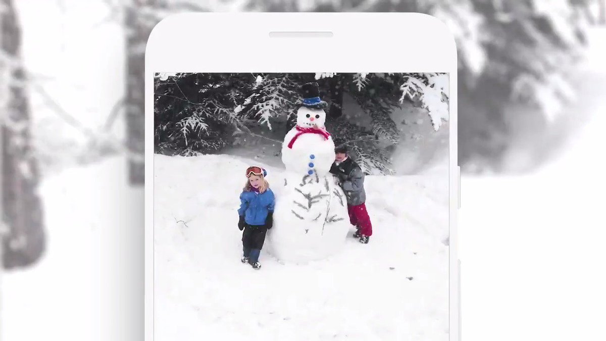 Just like snowflakes, no two moments are the same. Have room for every frame with expanded storage and more from Google One → http://goo.gl/Bnf9Wh
