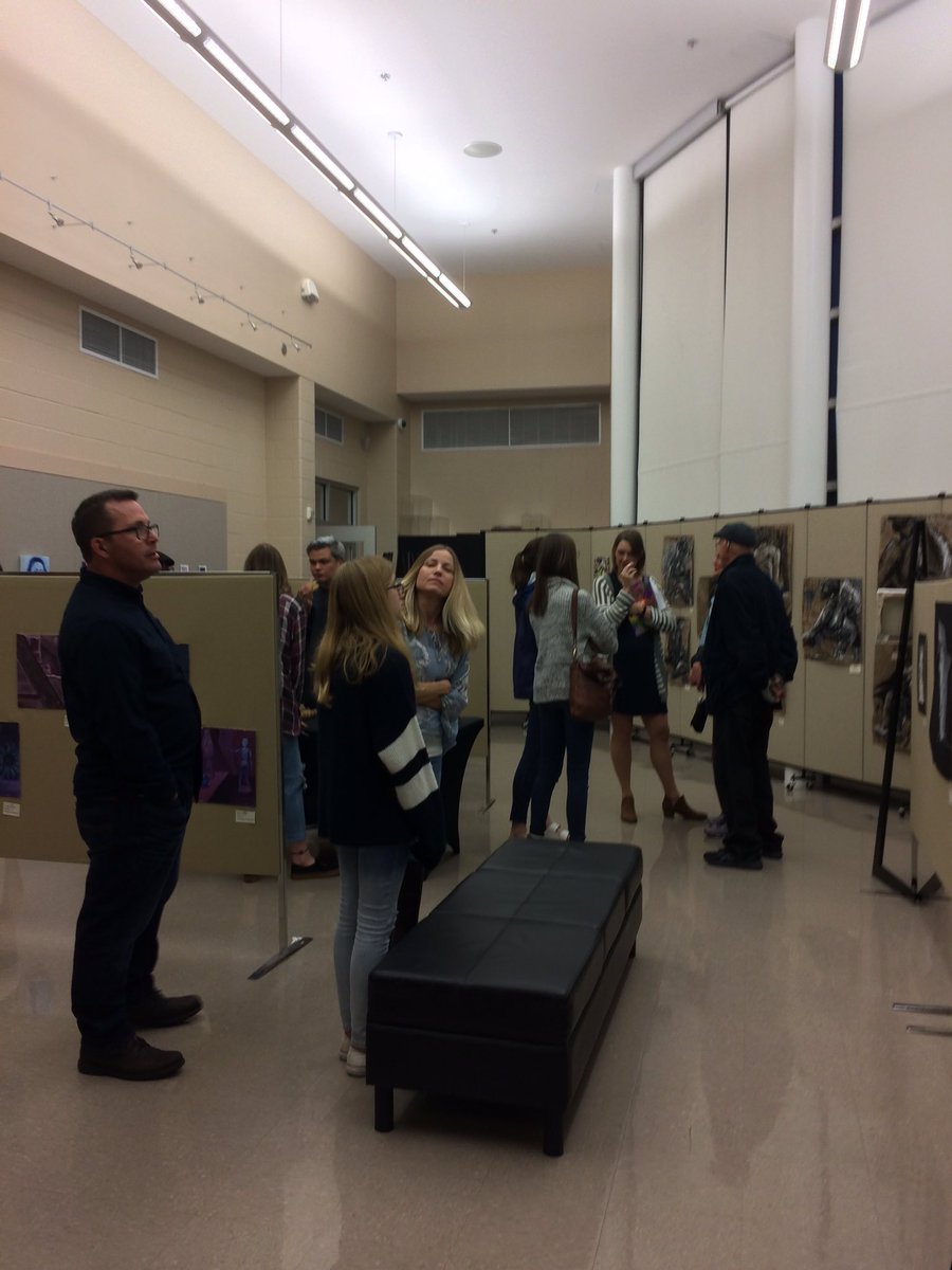Drawing vs Painting show opened tonight! Runs through December 21st during school hours <a href="/Carrollisd/">Carroll ISD</a>