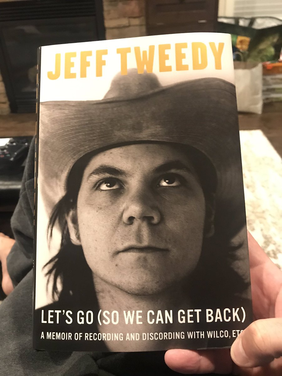 JeffMcLean79's tweet photo. I’ll admit I’m not much of a reader, but man oh man am I excited to finally dive into @JeffTweedy’s @Wilco memoir tonight!  #ThanksSecretSanta https://t.co/yMnx6k1W79