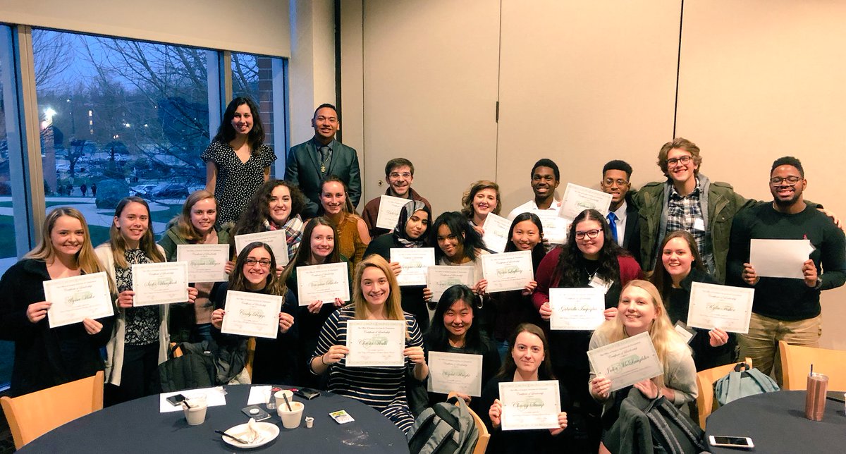 Congratulations to our fall 2018 Developing Leaders Seminar graduates who completed 8 weeks of leadership programs &amp; networking with your community mentor! #ycp #ycpleaders <a href="/yorkcollegepa/">York College of Pennsylvania</a>