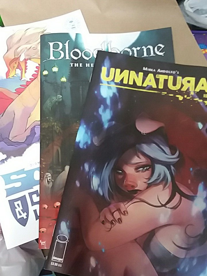 TycadeVT's tweet image. New #bloodborne AND #unnaturalcomic today!? I am so excited!!!!