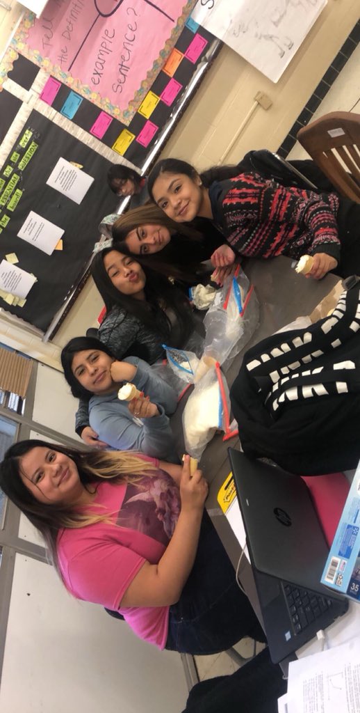 missgmadffa's tweet photo. Yesterday principles made butter now advanced animal science finished out their unit on dairy cattle and their byproducts with some ice cream! #madisonCTE #withoutagyouwouldbecoldnakedandHUNGRY #learningwhereourfoodcomesfromandhowitsmade https://t.co/wCAV7nY9qf