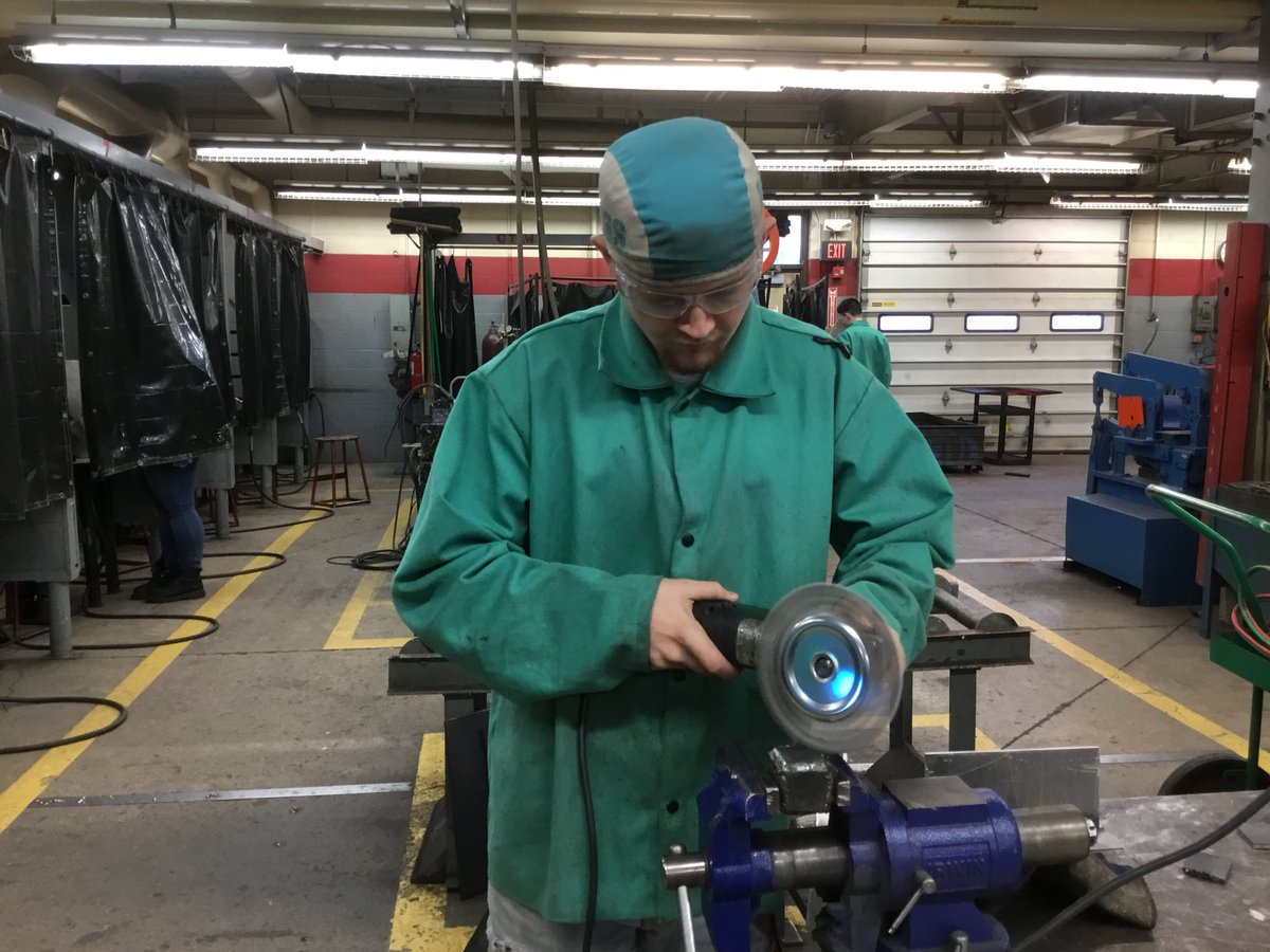 FusonSteve's tweet photo. AHS career and tech Junior welders hard at work learning GMAW! I am very proud and excited of their progress.  “Go Aviator’s and Dukes” https://t.co/JSclfqw2fH