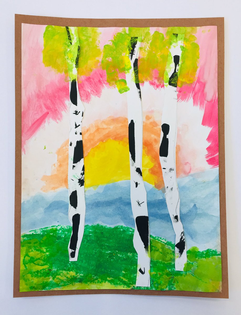Mixed media birch trees by students in grade 4! #visualarts #mtlschool #publicschool #elementaryart #emsb <a href="/StGabriel_EMSB/">St. Gabriel Elem</a> <a href="/MsNaomisArtroom/">Ms Naomi's Art Room</a> <a href="/EnglishMTL/">English Montreal School Board</a>