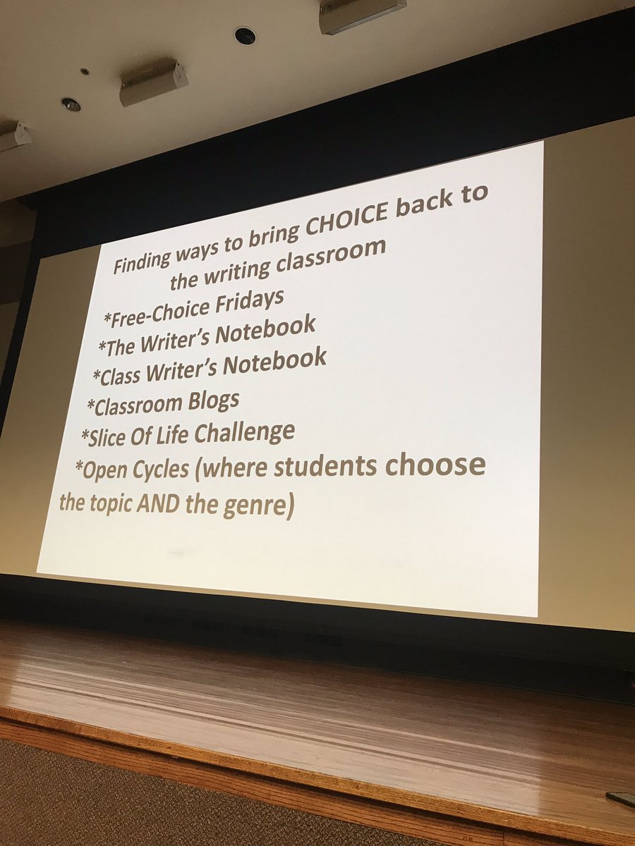 mlutherliteracy's tweet photo. Always a learner first* Attended the #UCIWP2018 annual conference and left (once again!) with a reignited passion for growing authentic readers and writers! @FletcherRalph—I’m loving the idea of GREENBELT Writing! #feralwriting #choiceinreadingANDwriting #nlmusd #UCIwrites https://t.co/89Ga40yh5I