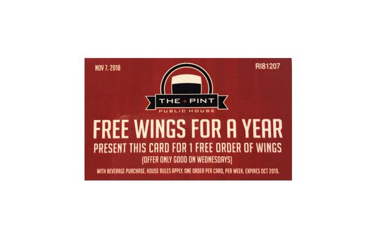 FaceOffTime's tweet photo. We have an amazing prize for our next hockey PickEm challenge.  Winner receives a free order of wings at The Pint Public House - Halifax every Wednesday for a full year. 

Play here  https://t.co/AsOYdYUtbL https://t.co/xghS4YXCwG