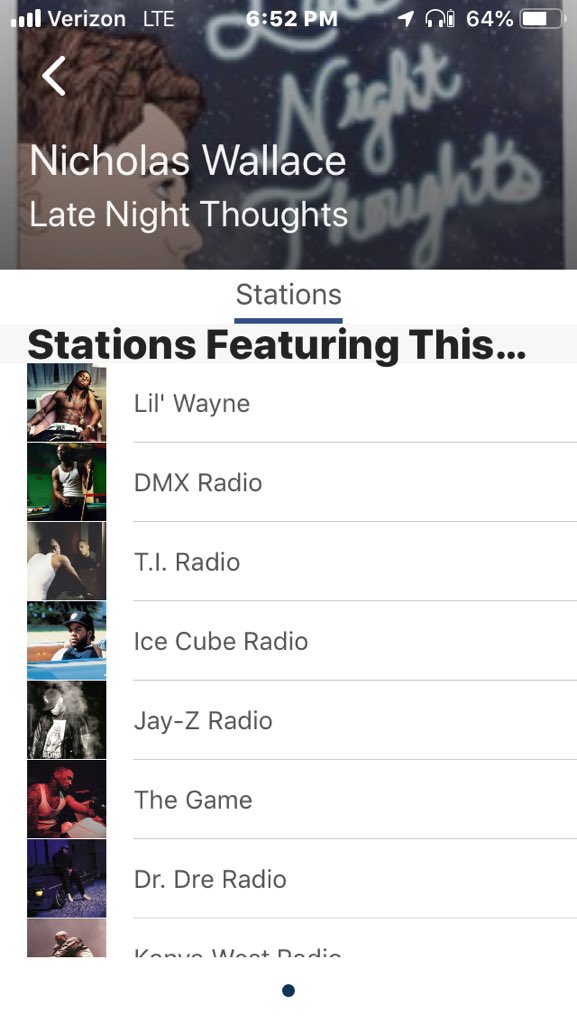 NickWallaceRap's tweet photo. To have my song featured on the @JangoRadio stations of the artists I look up to is a dream come true.  Here’s to turning dreams into realities!! #NewRelease #rapper #rap #hiphop https://t.co/oYVQZKdN7T