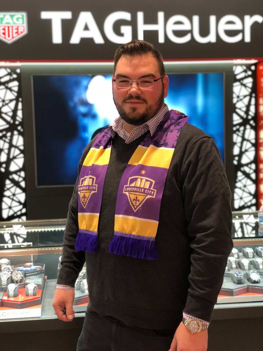 Well this was exciting. Huge thanks to <a href="/loucityfc/">Louisville City FC</a> and <a href="/DavisJewelers/">Davis Jewelers</a> for this beautiful timepiece. Cannot wait to track extra time in next year’s Cup final with it!!! #DontCrackUnderPressure <a href="/TAGHeuer/">TAG Heuer</a>