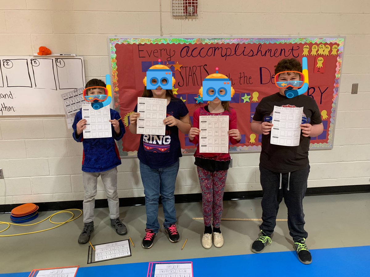 pe_mccarthy's tweet photo. We came, we coded, we conquered our dance unit! π£@MrHennesseyPE for this awesome lesson that we blended with our hour of code celebration today! Short clip of a dance algorithm to come shortly! @MylanPatriots #elite8 #wvupete #hour_of_code #codinginpe #pegeek https://t.co/TYMkDxvFVH