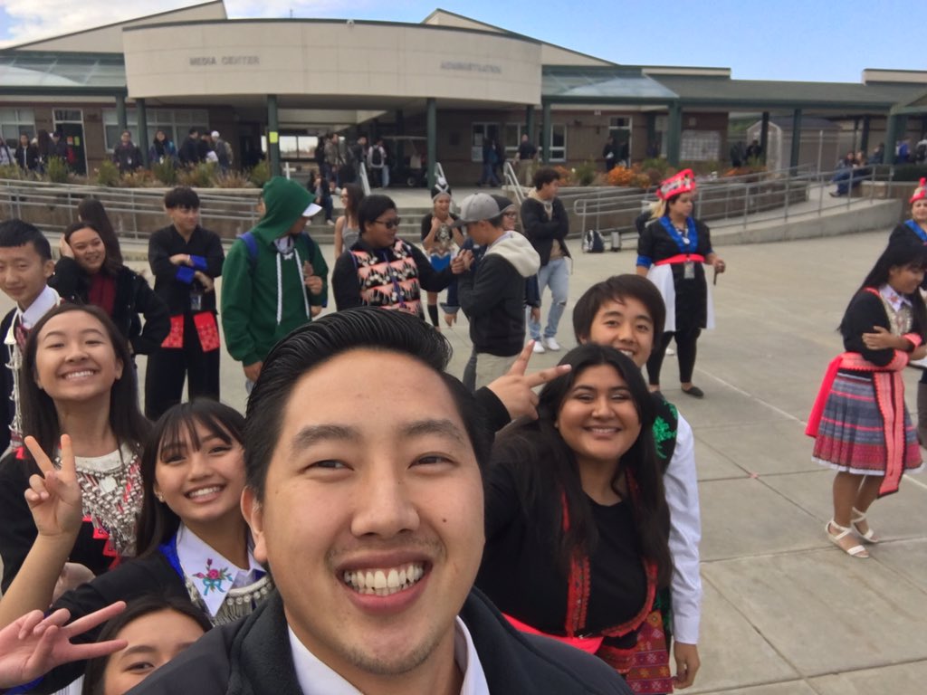 Hmong New Year Celebration at Buhach Colony High School today! Students of A.C.C. put on great performances! Plus line dancing! #BCHS #Hmong #proudteacher