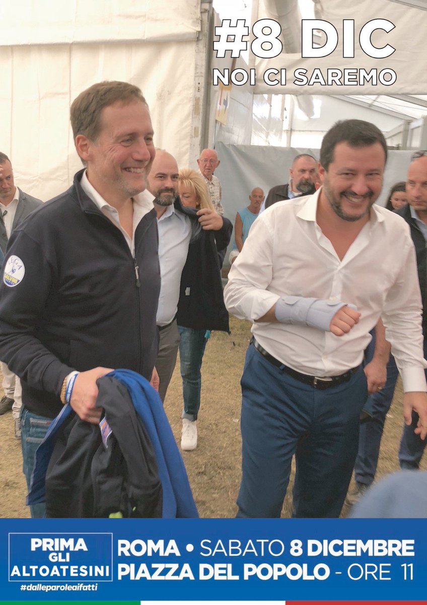 BessoneMassimo's tweet photo. #Roma #Salvini #Lega #8dicembre #MassimoBessone https://t.co/XFTempHPWO