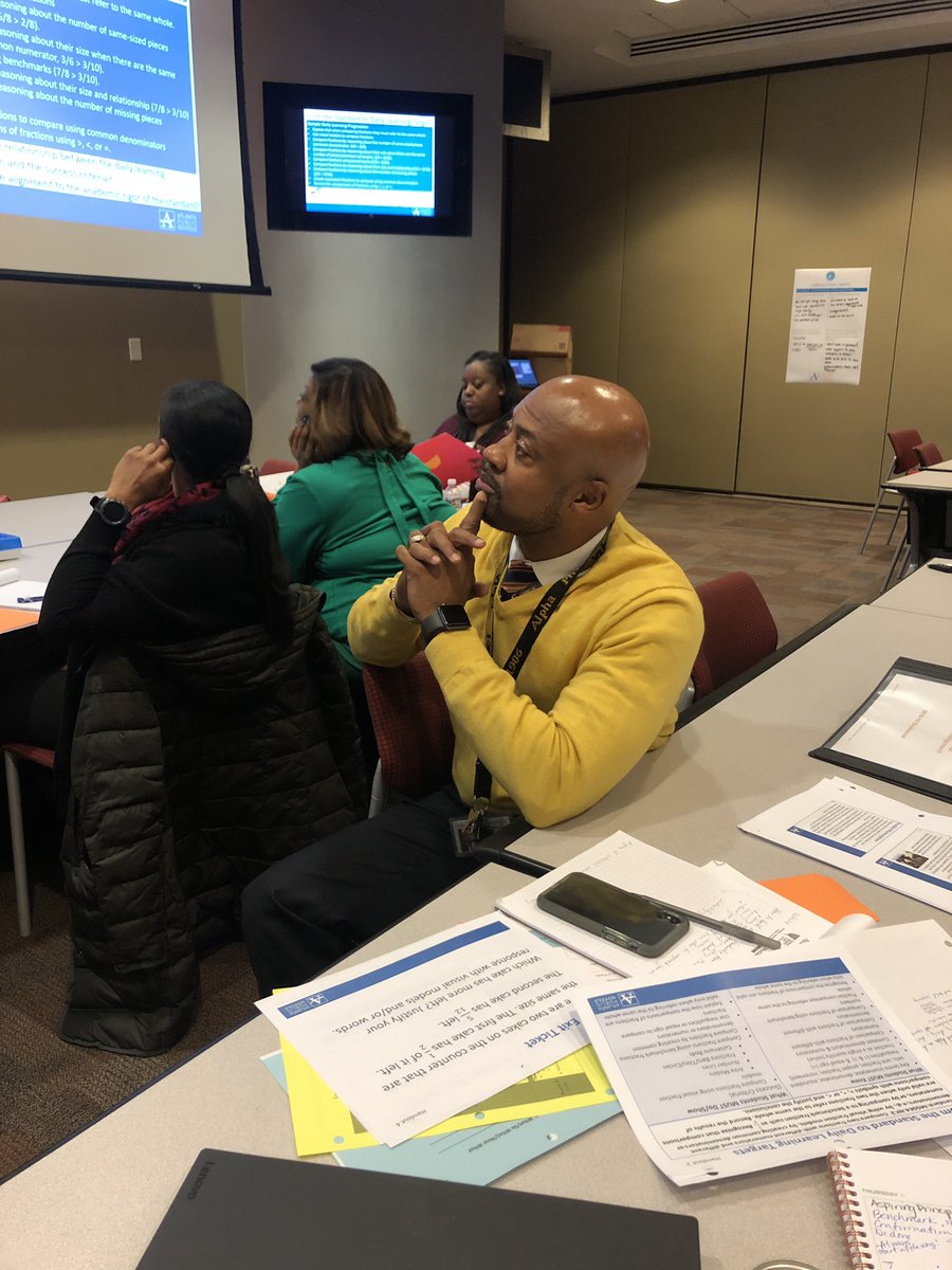 RL_Caldwell's tweet photo. Happening Now👉🏽 @RobertsOF_7 stretching Aspiring APs to build “their capacity” with PLCs! Use your 🧭Point to get the job done! 👏🏽👏🏽👏🏽 #learneverytime @DrEmilyAMassey @wardellhunterED @Atldepsupt https://t.co/1Ar7EDaWTS