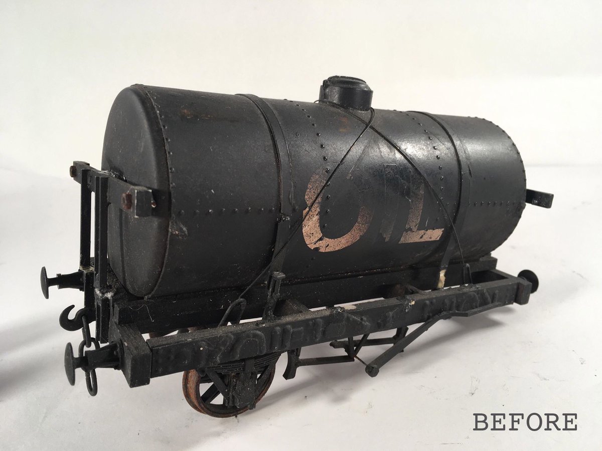 ThomasTankMerch's tweet photo. Happy Thursday! We’ve done more work to our tanker! The metal rods going from the tank to the chassis have been remade and added. We just need to fix one of the straps and it’ll be fully restored! https://t.co/1qeh270uU3