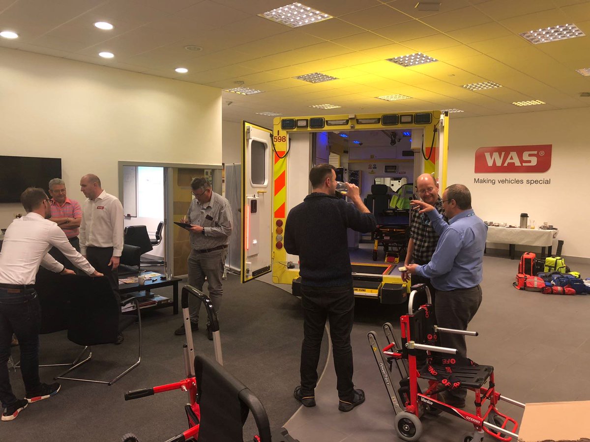 Pleased to welcome @EastEnglandAmb @EEAST_opSupport to @WASAmbulances today and tomorrow. 
Were finalising the specification of their all new Lightweight Fiat Ambulance design #fuelsaving 
All in preparation of 55 new vehicles hitting the roads in Spring 2019 with more to follow