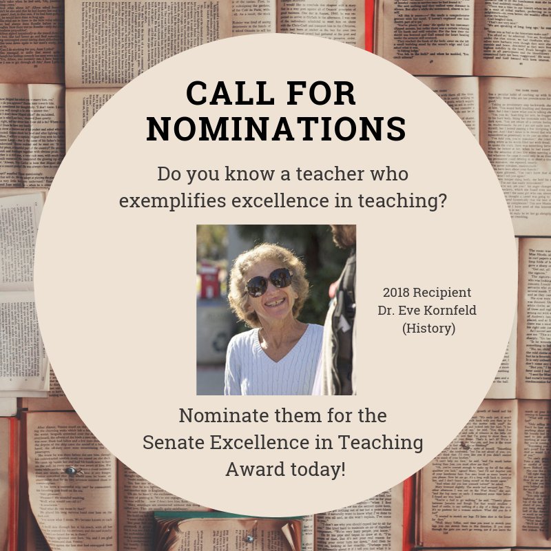 SDSUProvost's tweet photo. Nominations due Dec 11, see link here:https://t.co/am98jfbLYG https://t.co/DZgCzPE5gG