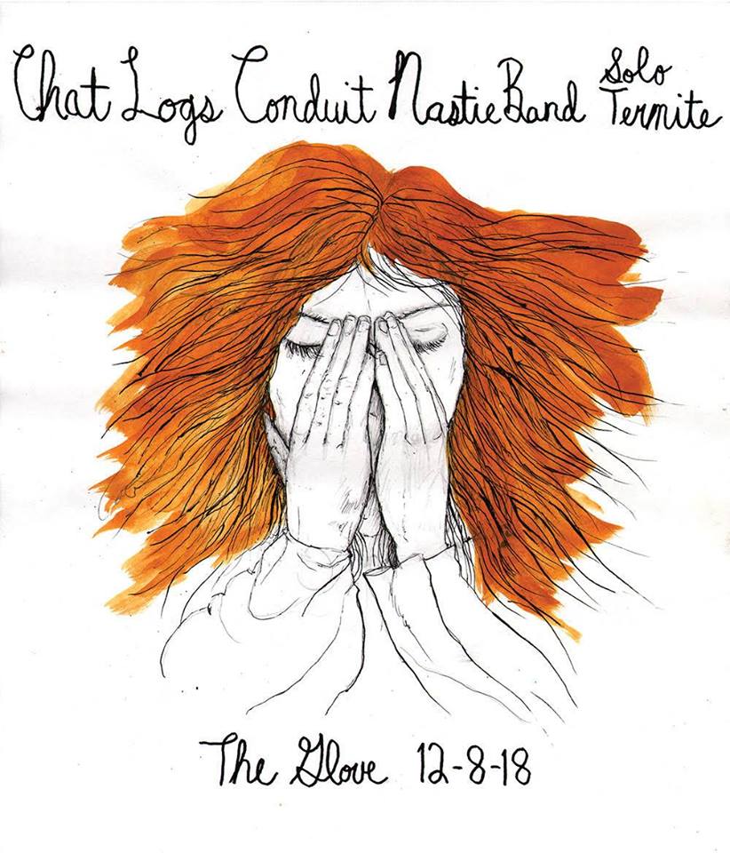 RyanWillDowney's tweet image. I'll be scowling and making guitar screeches at the #ChatLogs show this Saturday at The Glove!