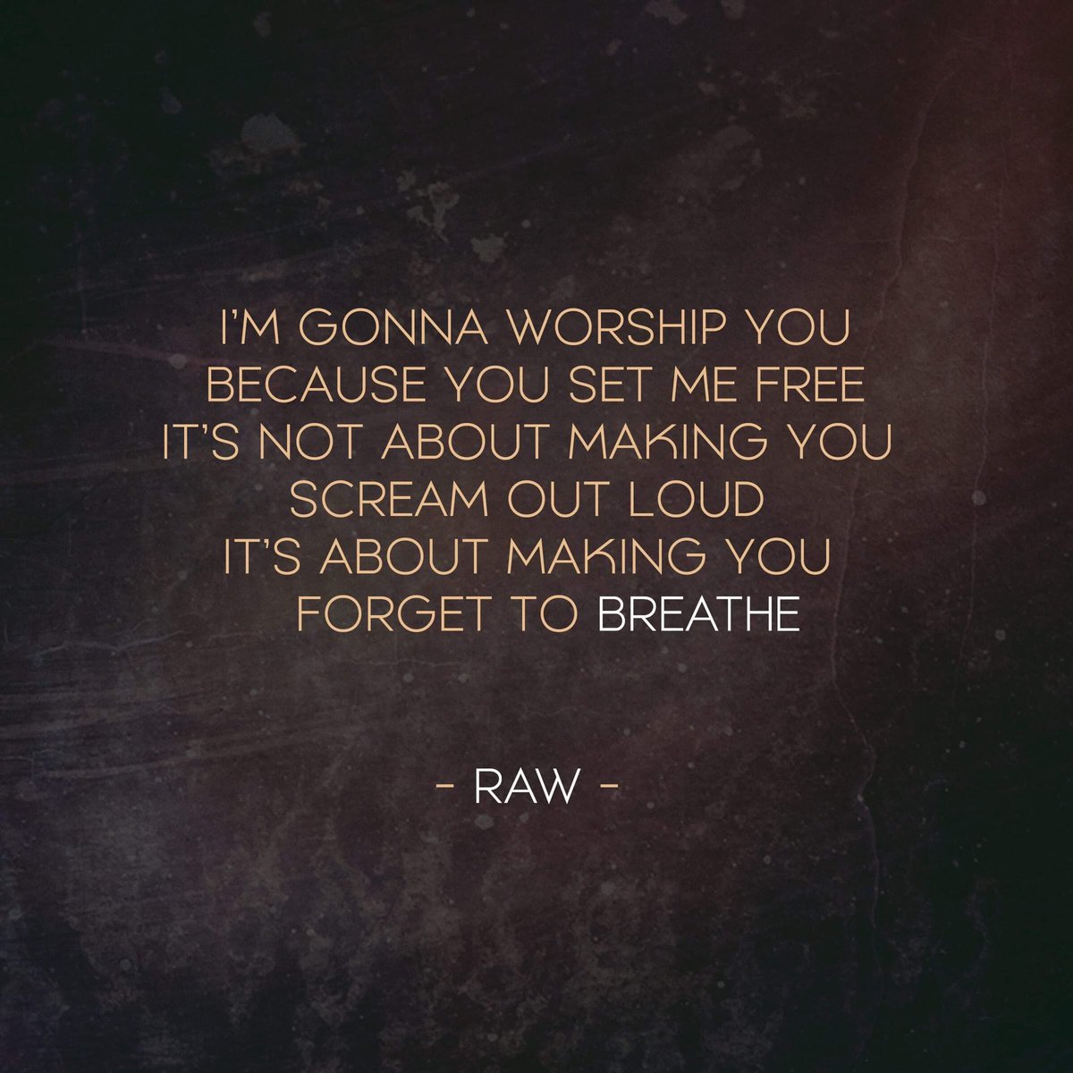 Tomorrow...it’s gonna get raw